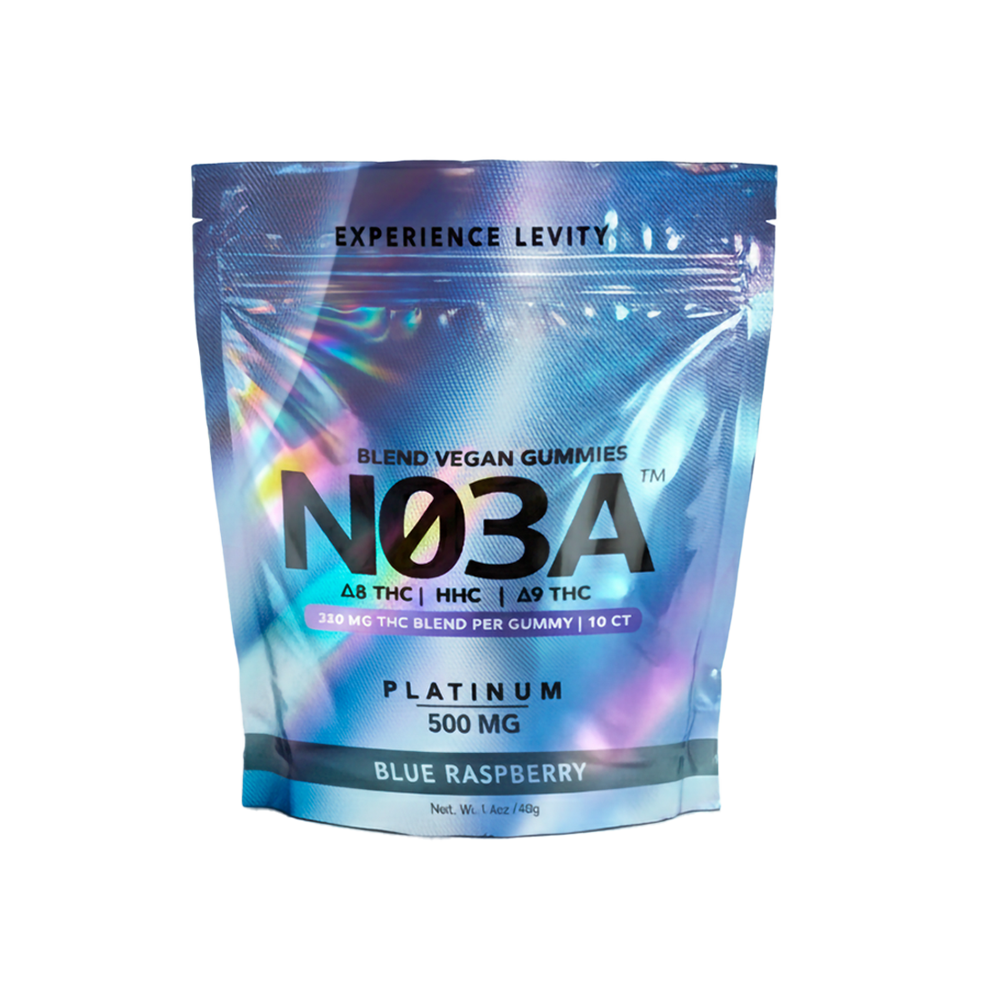 NO3A Platinum D9 10mg, D8 300 mg, HHC 40mg (10pk) 3500mg
