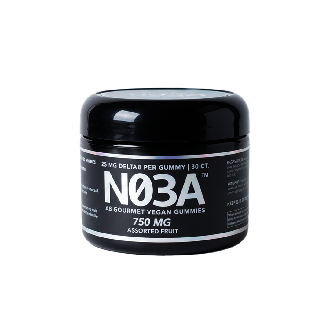 NO3A Δ8 Gourmet Vegan Gummies - 30ct - 25 mg/gummy - 750 mg total
