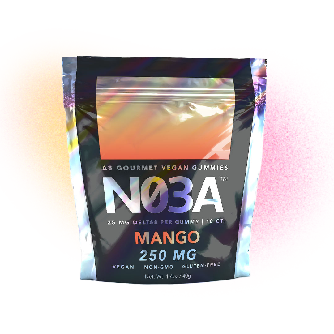 NO3A Δ8 Gourmet Vegan Gummies - 10ct - 50 mg/gummy - 500 mg total