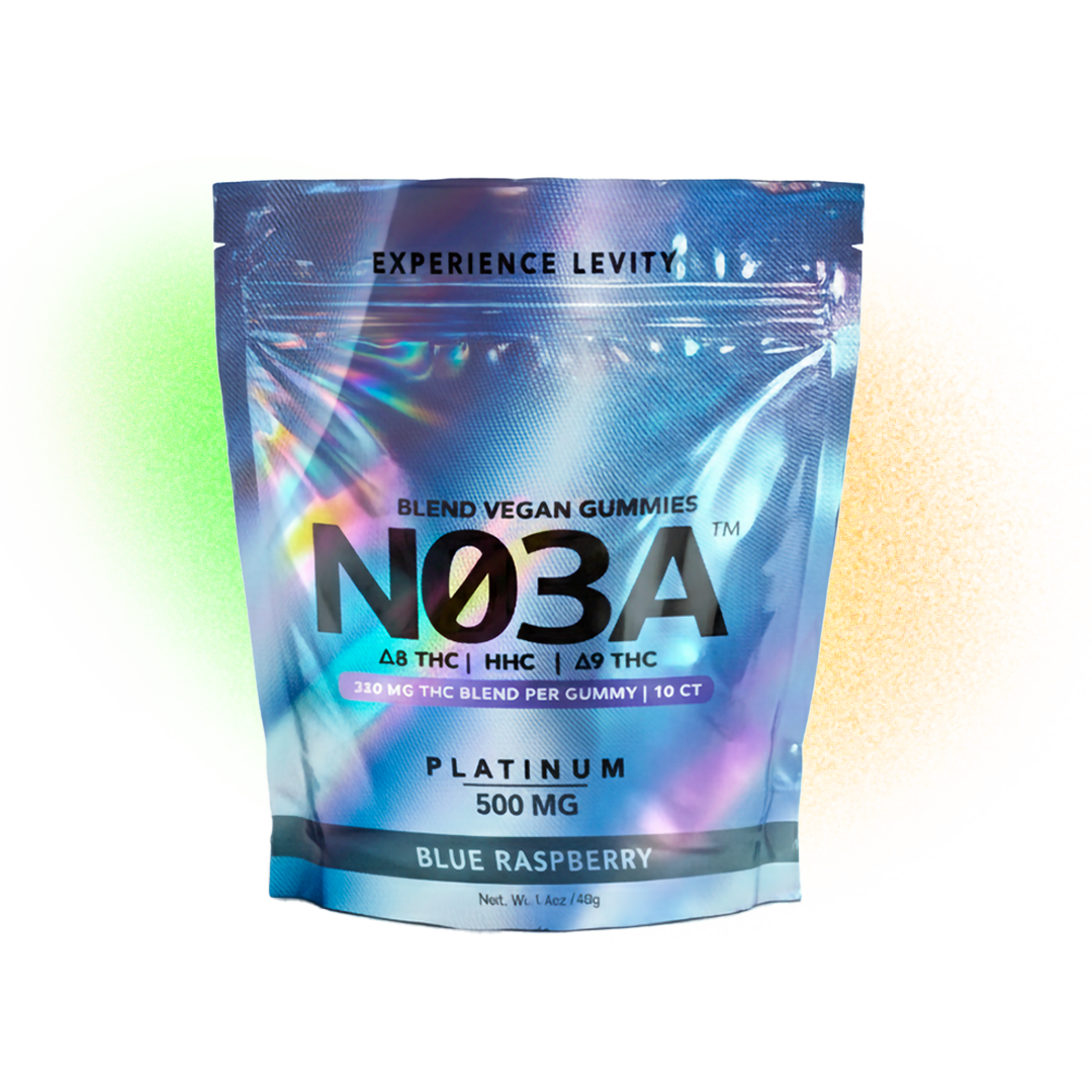 NO3A Platinum D9 10mg, D8 300 mg, HHC 40mg (10pk) 3500mg