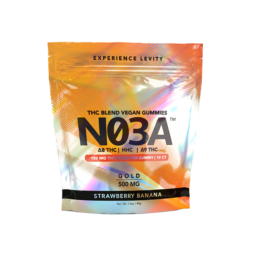 NO3A Gold D9 10mg, D8 120mg, HHC 20mg (10pk) 1500mg