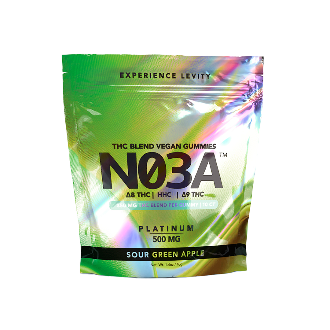 NO3A Platinum D9 10mg, D8 300 mg, HHC 40mg (10pk) 3500mg