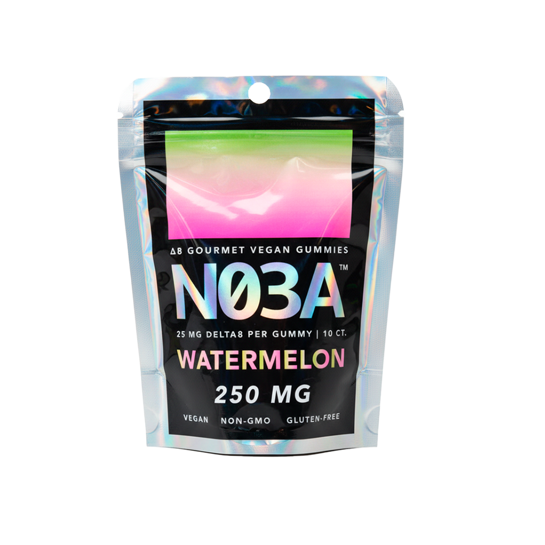 NO3A Δ8 Gourmet Vegan Gummies - 10ct - 25 mg/gummy - 250 mg total