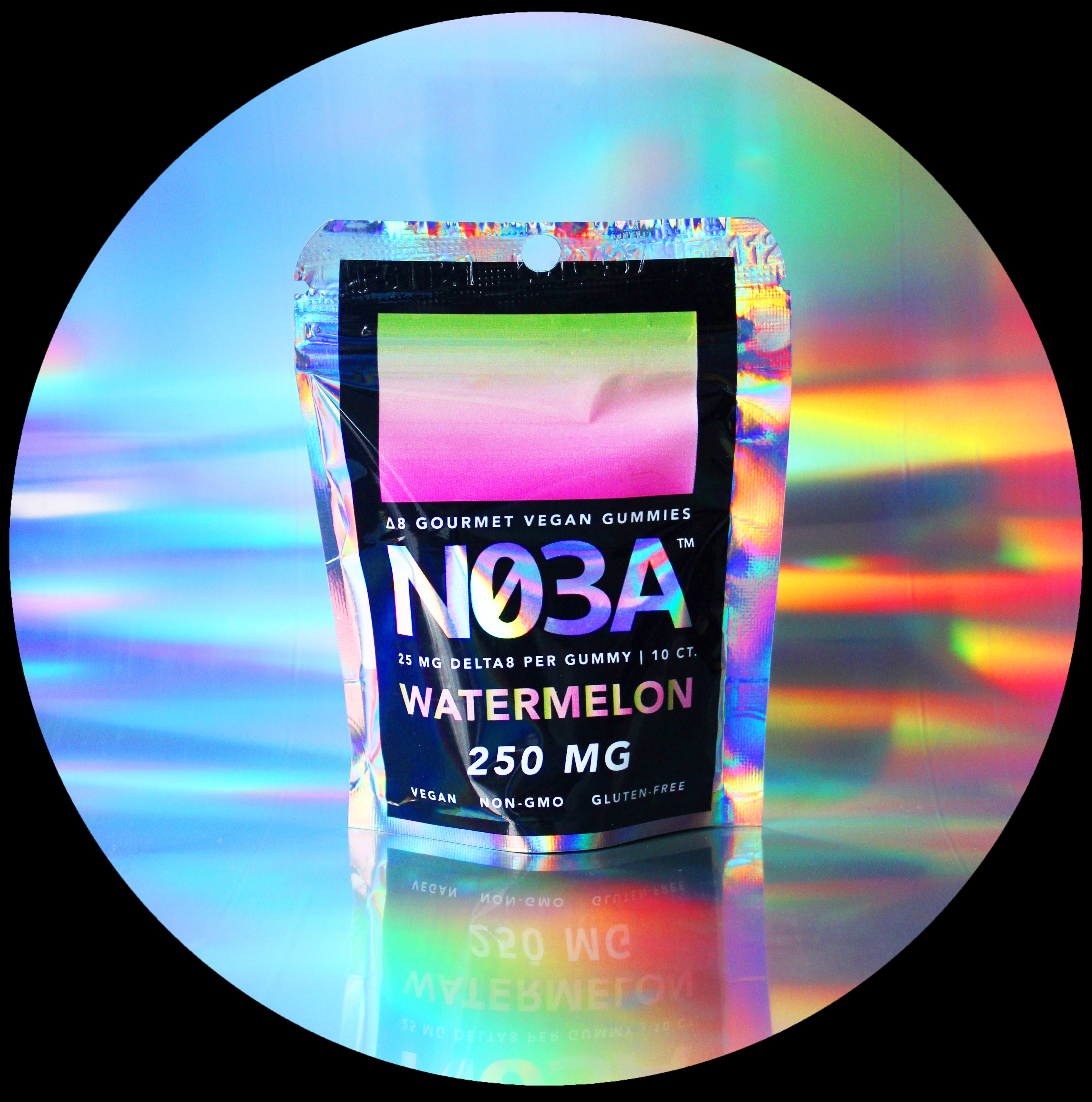 NO3A Δ8 Gourmet Vegan Gummies - 10ct - 25 mg/gummy - 250 mg total