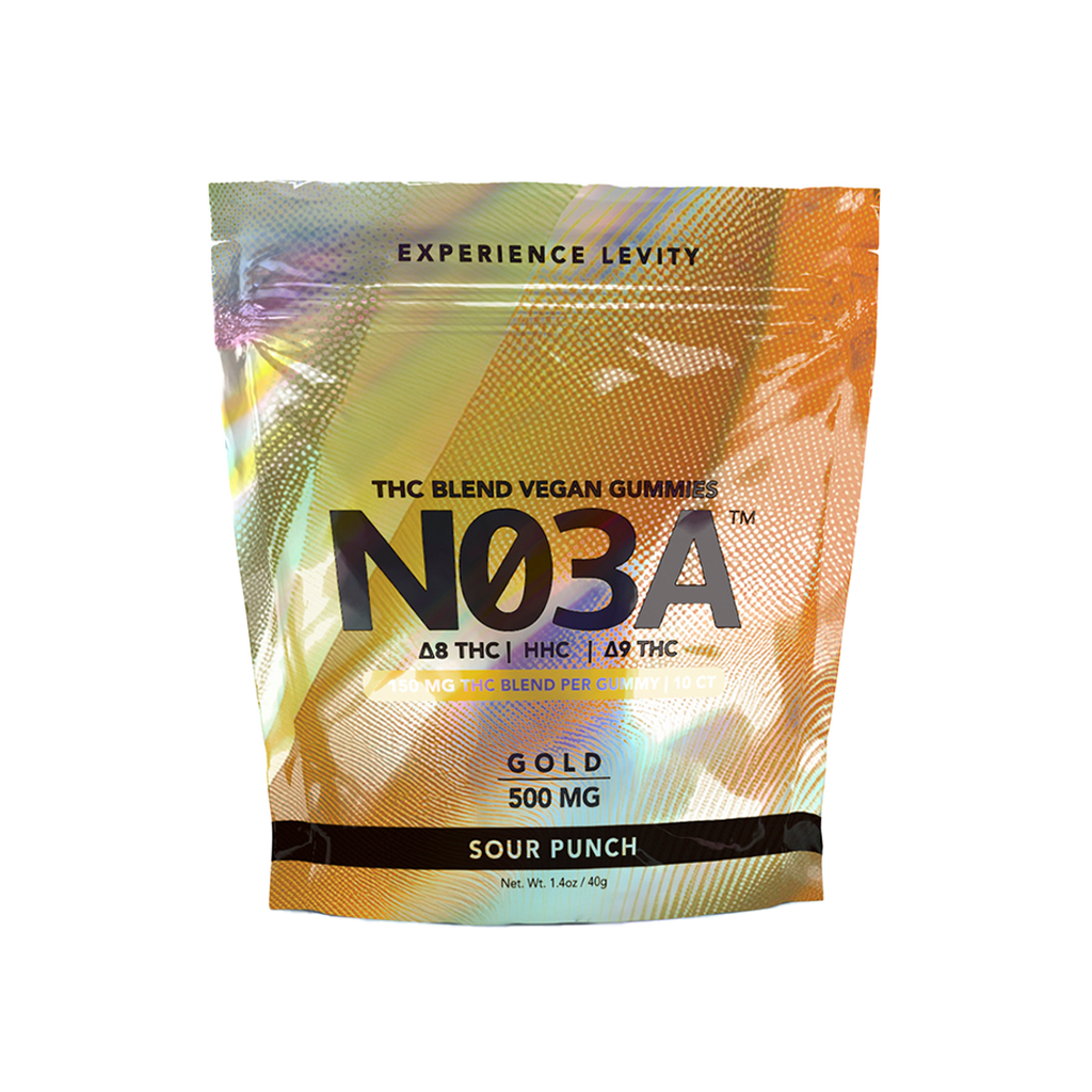 NO3A Gold D9 10mg, D8 120mg, HHC 20mg (10pk) 1500mg