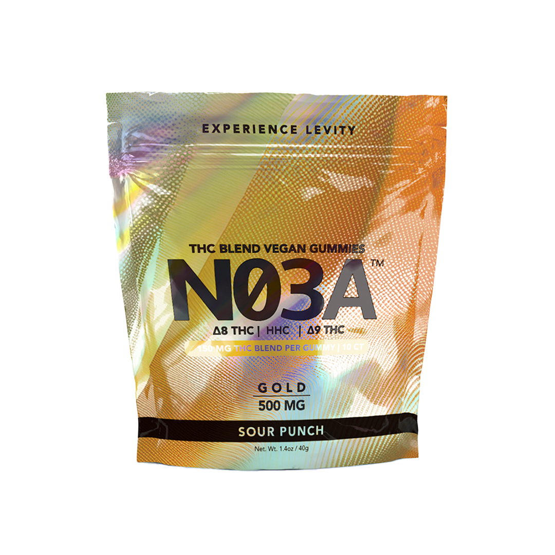 NO3A Gold D9 10mg, D8 120mg, HHC 20mg (10pk) 1500mg