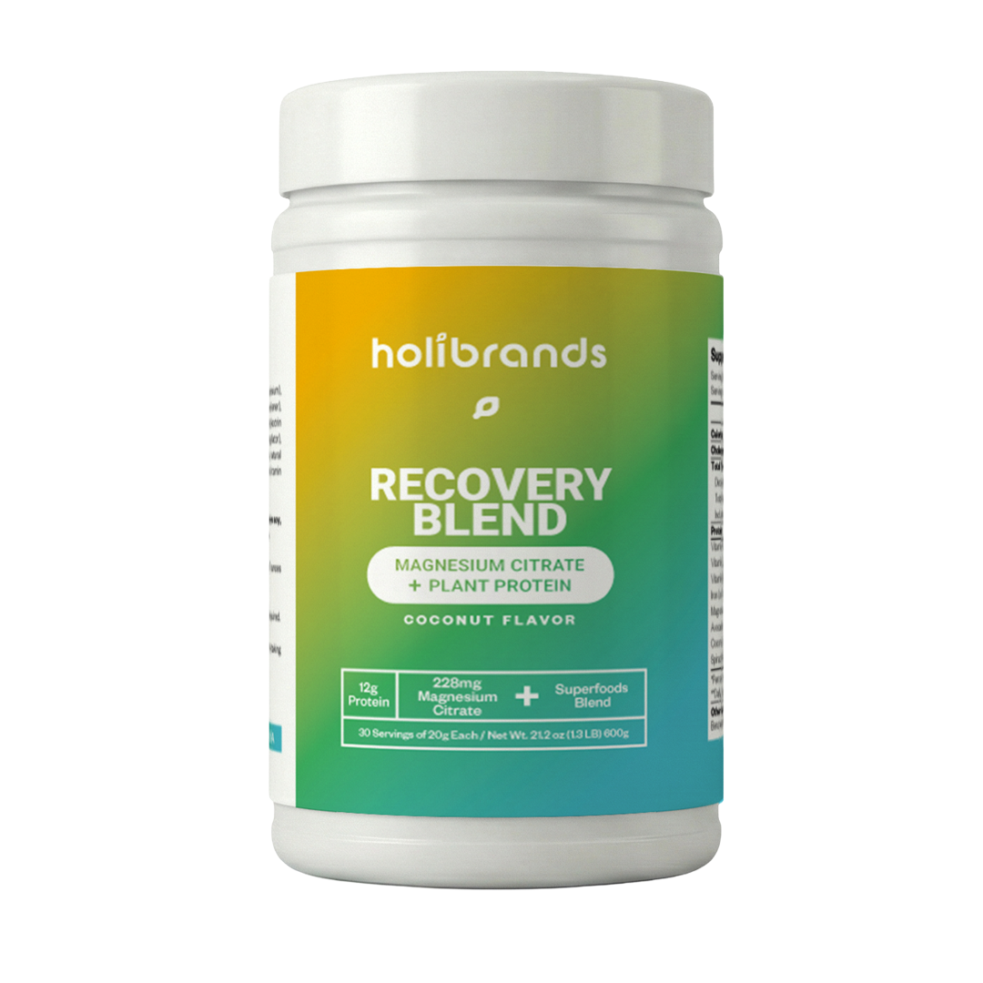Recovery & Stress Support Blend – Magnesium Citrate, Plant Protein & Superfoods