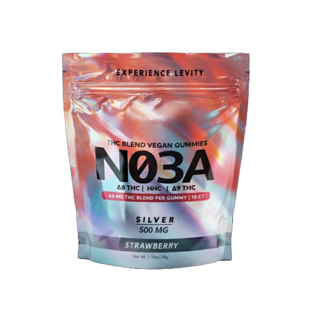 NO3A Silver D9 10mg, D8 30mg, HHC 10mg (10pk) 500mg