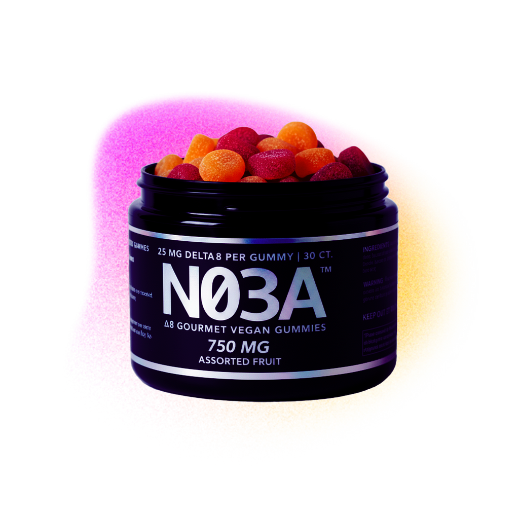 NO3A Δ8 Gourmet Vegan Gummies - 30ct - 25 mg/gummy - 750 mg total