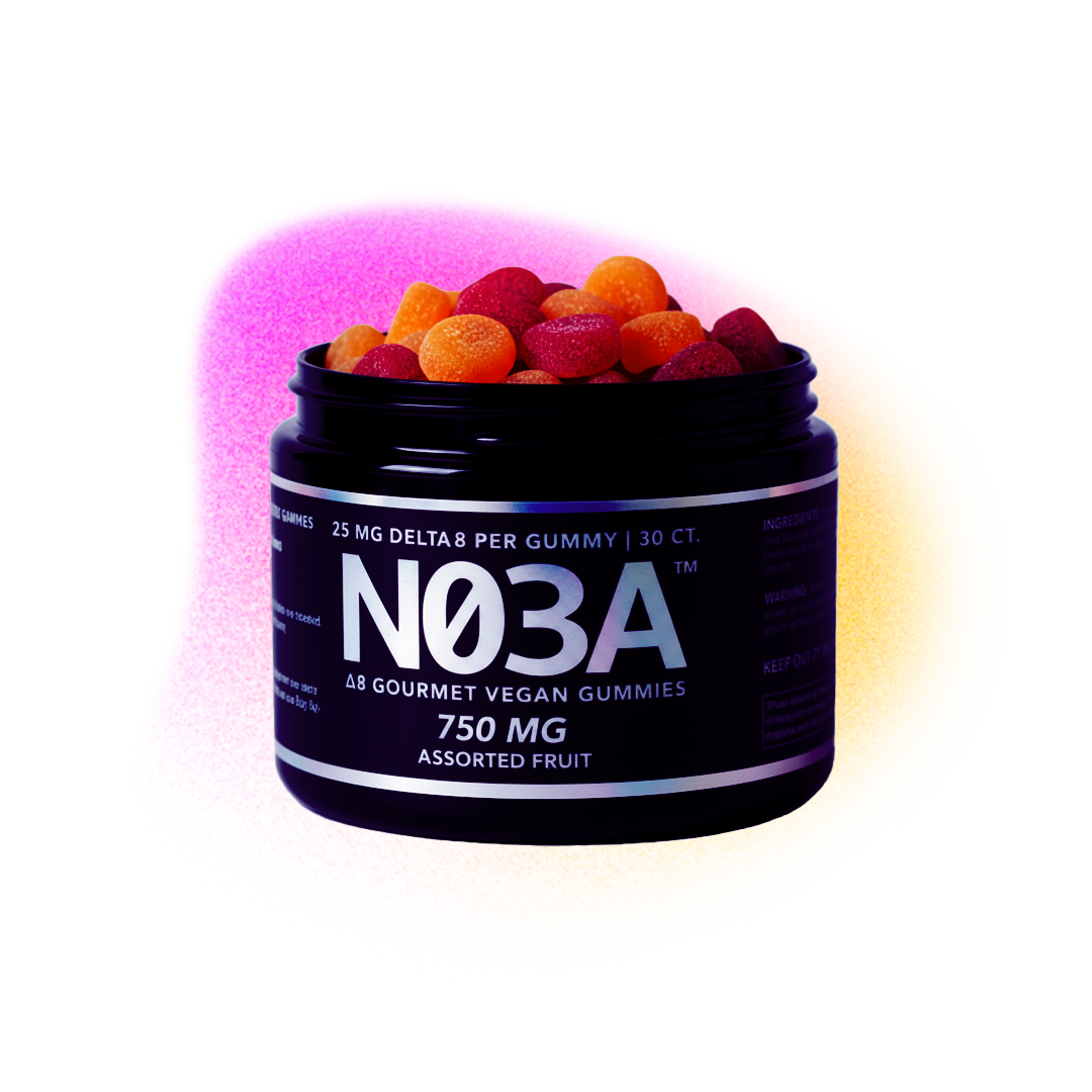 NO3A Δ8 Gourmet Vegan Gummies - 30ct - 25 mg/gummy - 750 mg total