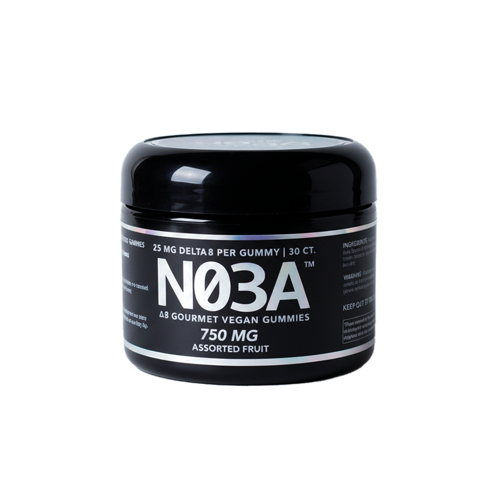 NO3A Δ8 Gourmet Vegan Gummies - 30ct - 25 mg/gummy - 750 mg total