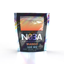 Load image into Gallery viewer, NO3A Δ8 Gourmet Vegan Gummies - 10ct - 50 mg/gummy - 500 mg total
