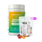 The Levity Duo: 2× Δ8 Gummies 25 mg (30 ct) + FREE Pea Protein & Magnesium Powder
