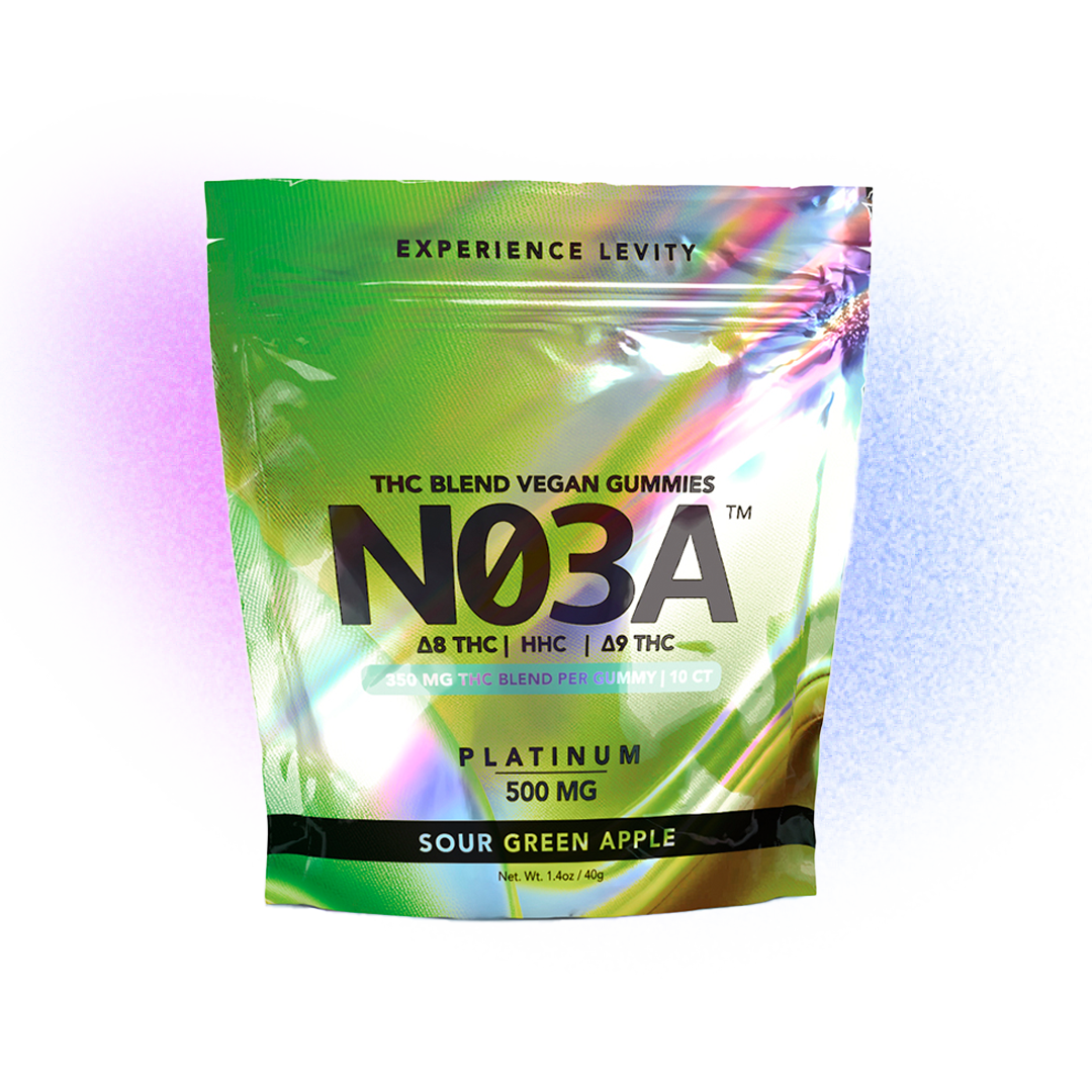 NO3A Platinum D9 10mg, D8 300 mg, HHC 40mg (10pk) 3500mg