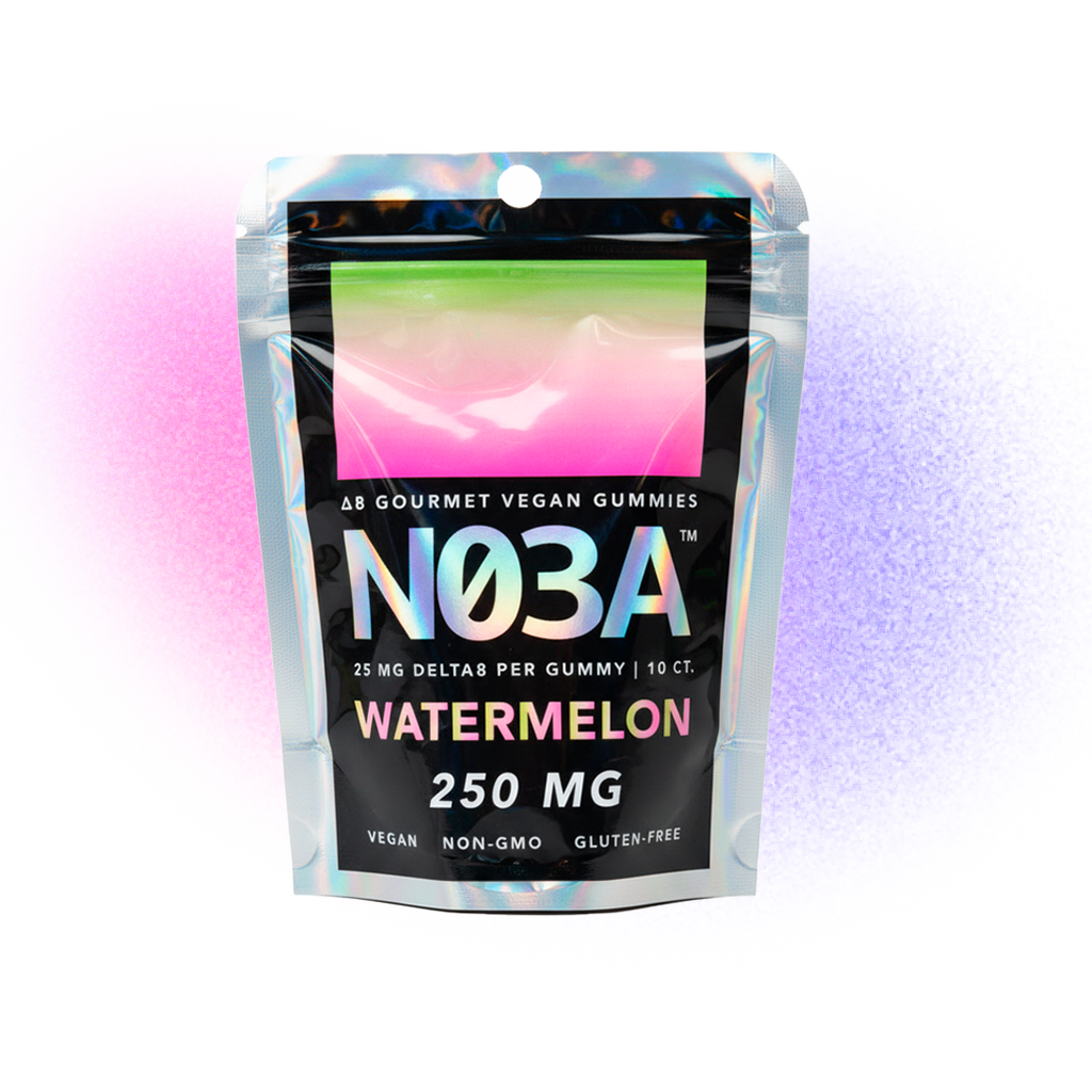 NO3A Δ8 Gourmet Vegan Gummies - 10ct - 25 mg/gummy - 250 mg total