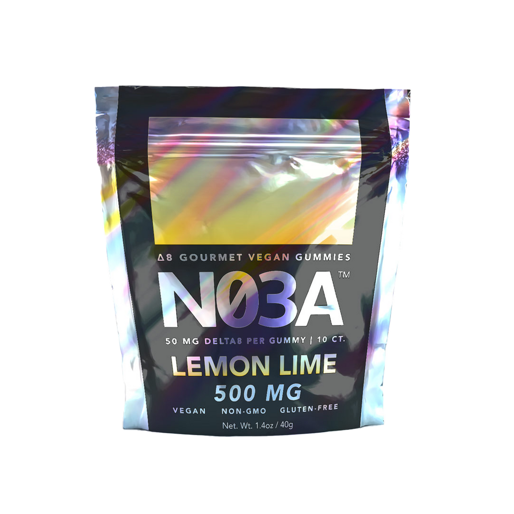 NO3A Δ8 Gourmet Vegan Gummies - 10ct - 50 mg/gummy - 500 mg total