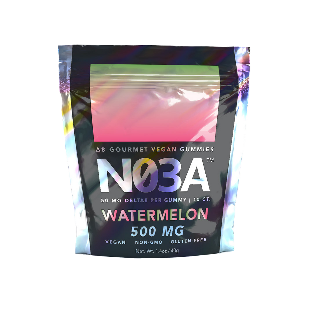 NO3A Δ8 Gourmet Vegan Gummies - 10ct - 50 mg/gummy - 500 mg total