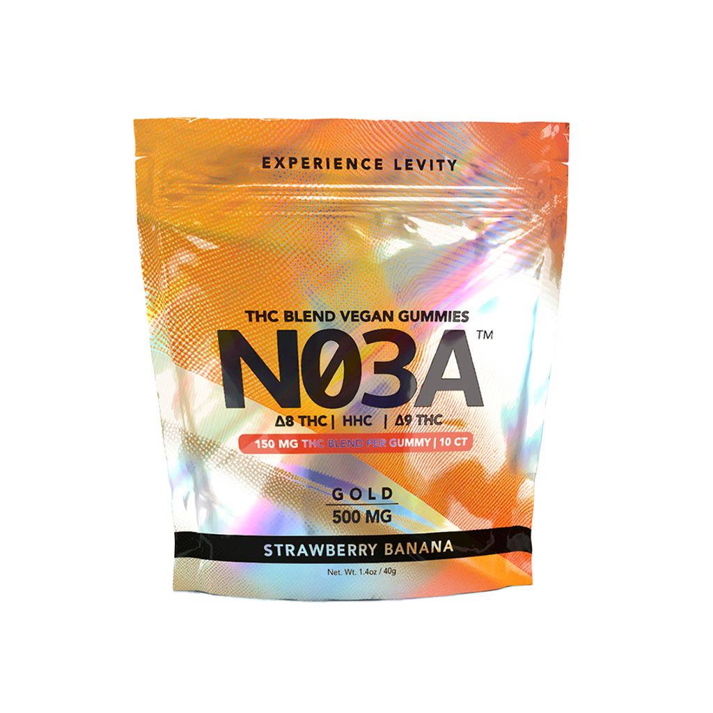 NO3A Gold D9 10mg, D8 120mg, HHC 20mg (10pk) 1500mg