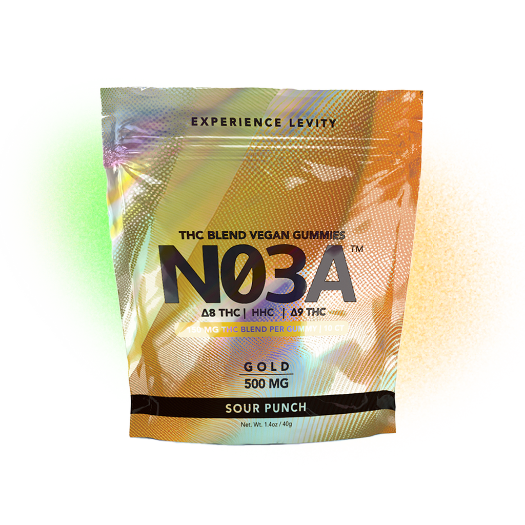 NO3A Gold D9 10mg, D8 120mg, HHC 20mg (10pk) 1500mg