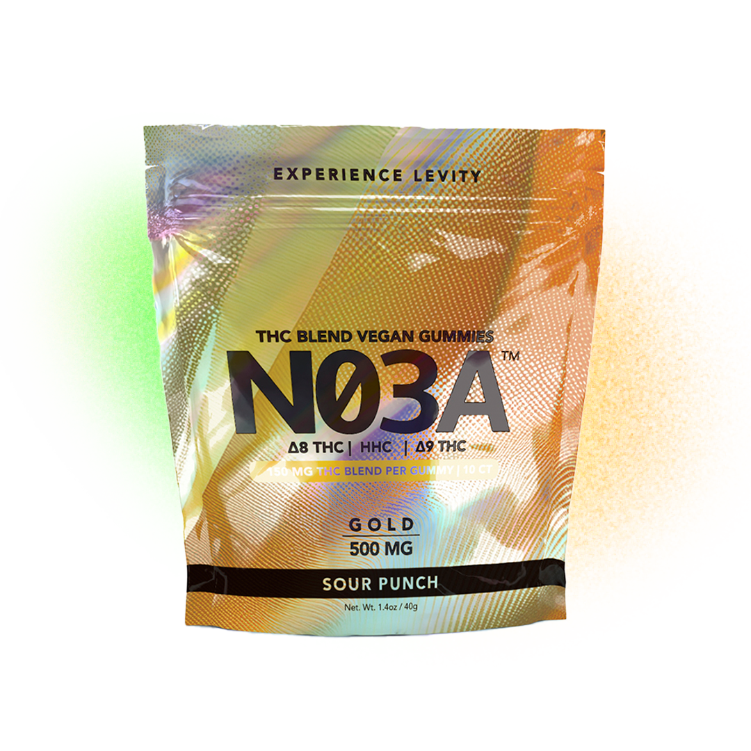 NO3A Gold D9 10mg, D8 120mg, HHC 20mg (10pk) 1500mg