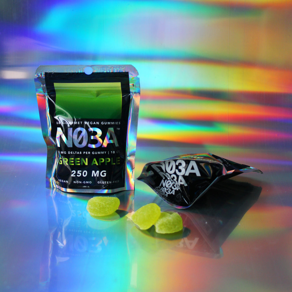 NO3A Δ8 Gourmet Vegan Gummies - 10ct - 25 mg/gummy - 250 mg total